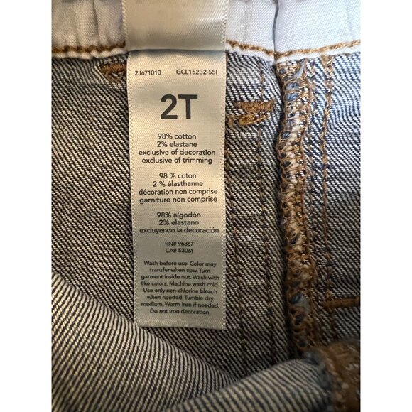 OshKosh Denim Overalls Fringe Hem - Picture 11 of 12